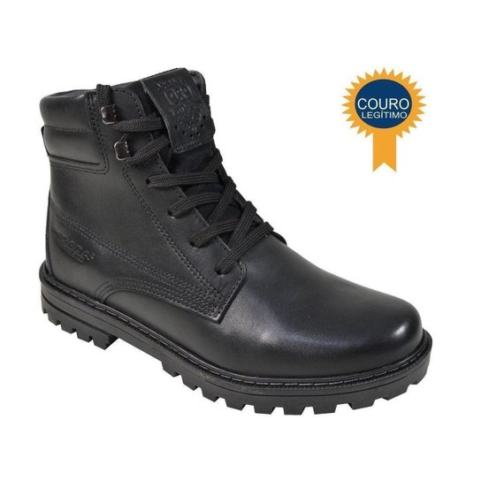 Bota Coturno Pegada R.181553 - Preto Menor preço em Bota Coturno Pegada R.181553 - Preto