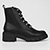 Bota Coturno Ramarim Tratorada Feminina - Preto
