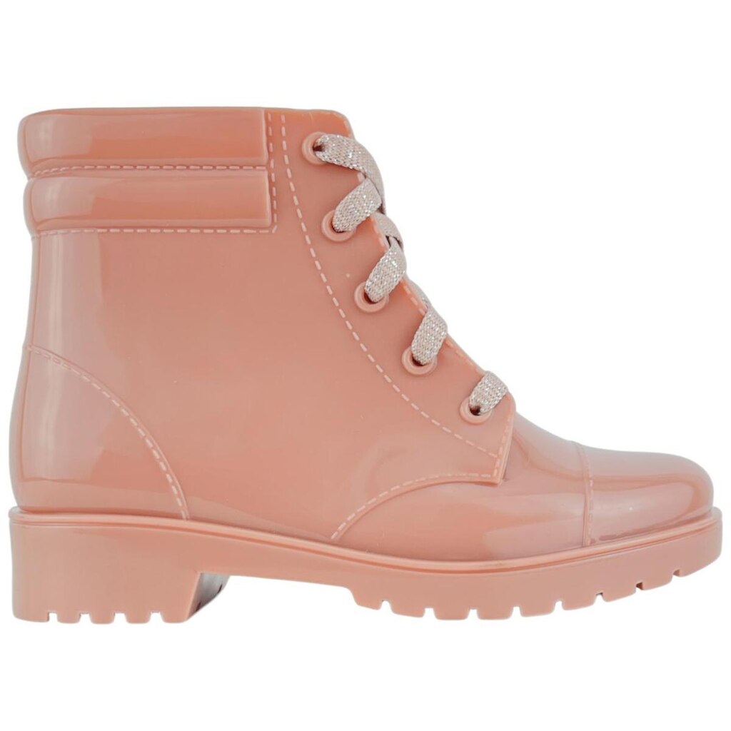 Bota Coturno Tratorada Infantil Bebê Macia Silicone Conforto