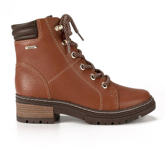 Bota Coturno Tratorado Detalhe em Matelassê Feminina Dakota Marrom - G4381 - Marrom Menor preço em Bota Coturno Tratorado Detalhe em Matelassê Feminina Dakota Marrom - G4381 - Marrom