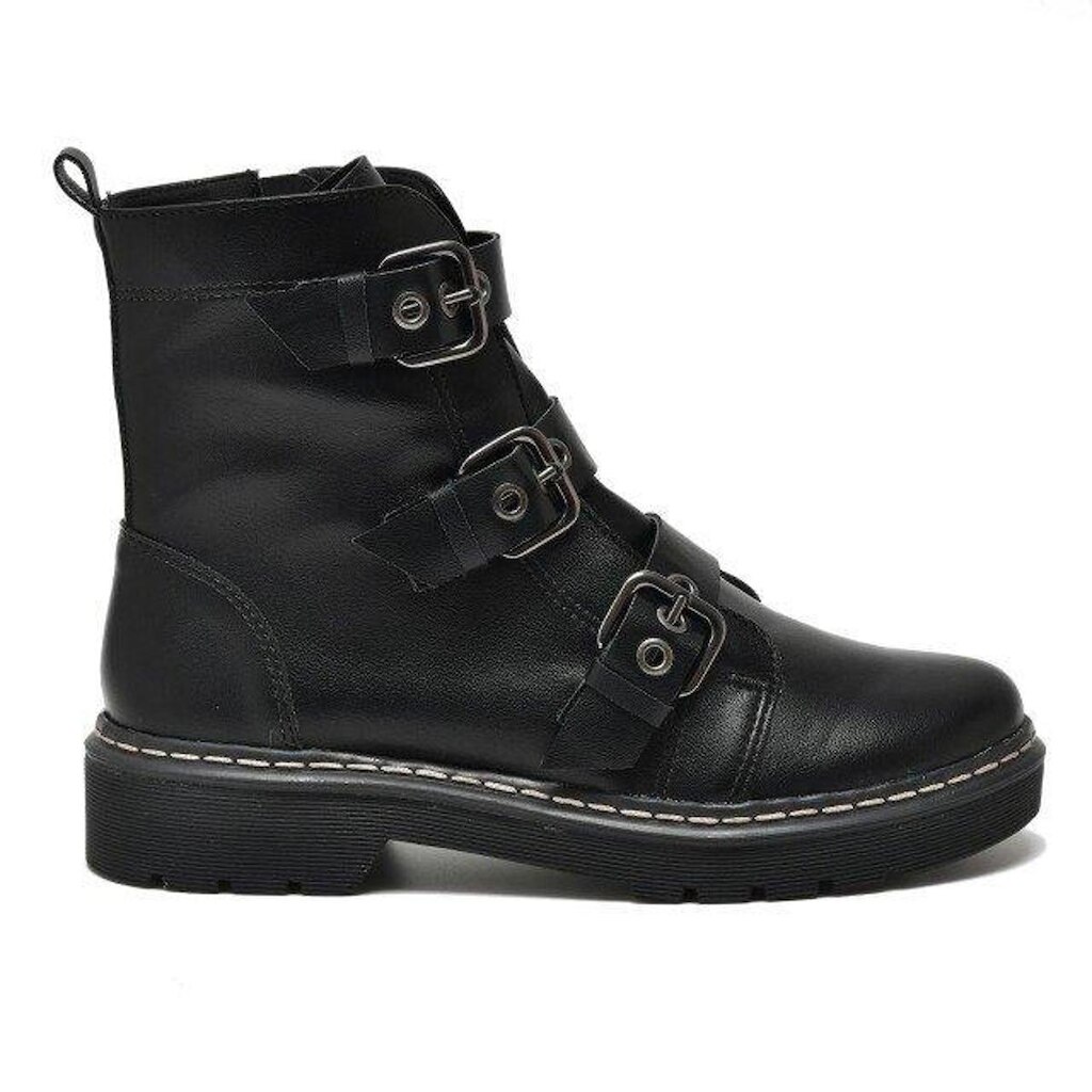 Bota Coturno Via Marte 089-009-01 Feminino - Preto