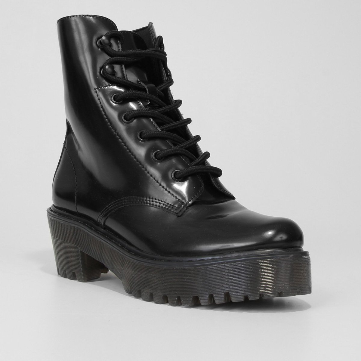 Bota Coturno Zatz Tratorada Translúcida Feminina - 2
