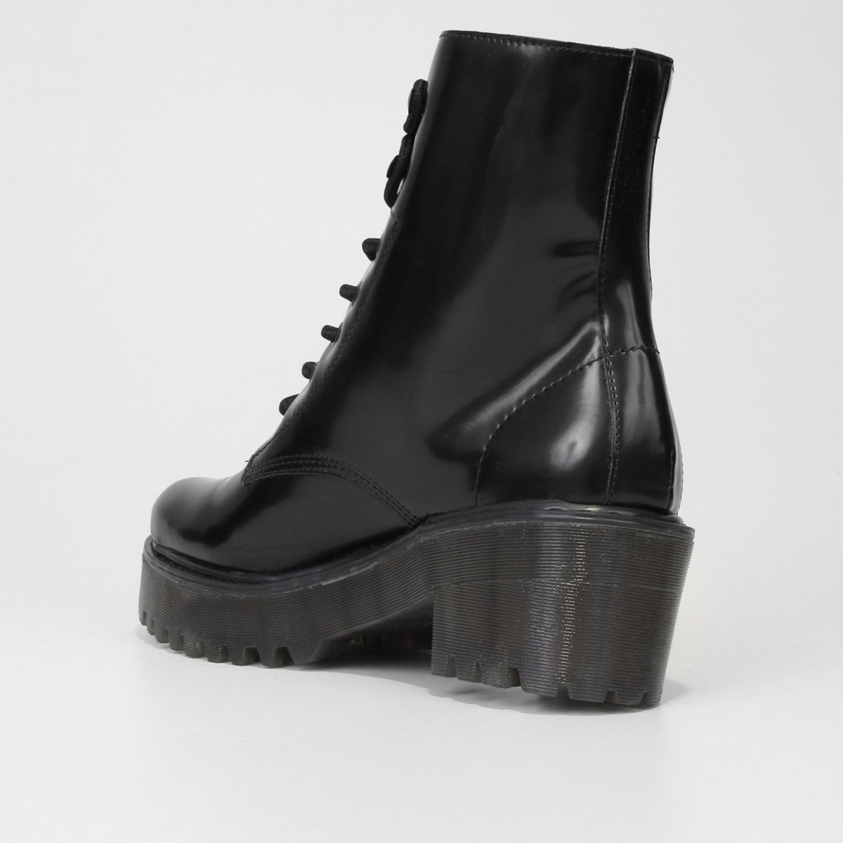 Bota Coturno Zatz Tratorada Translúcida Feminina - 4
