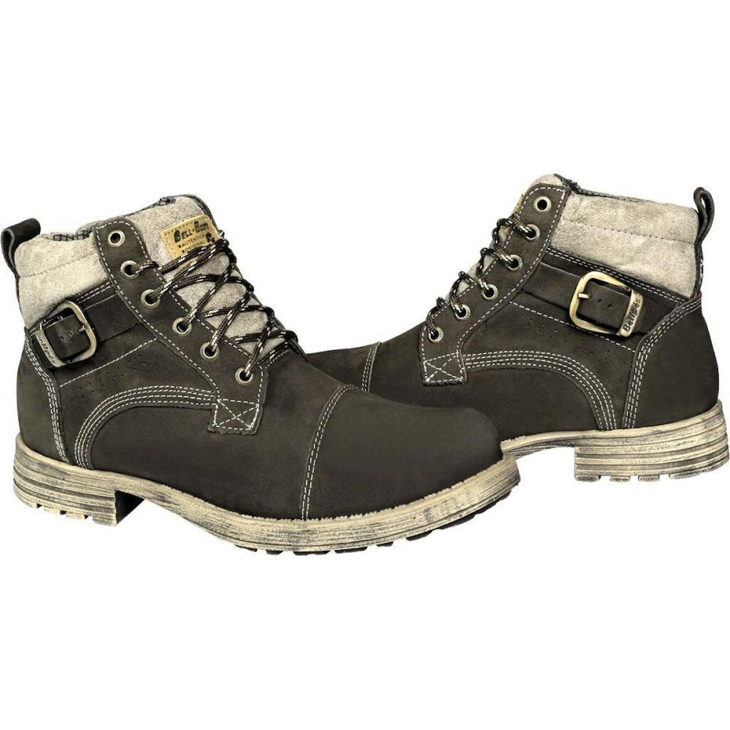 Bota Couro Bell Boots Coturno Masculina