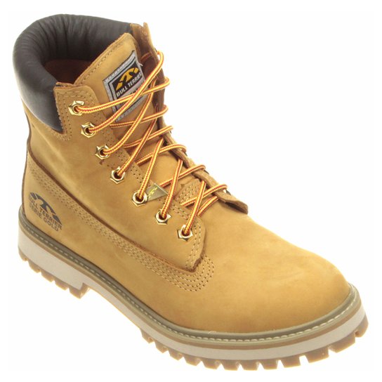 Bota Couro Bull Terrier Mack Masculina - Marrom Claro Menor preço em Bota Couro Bull Terrier Mack Masculina - Marrom Claro