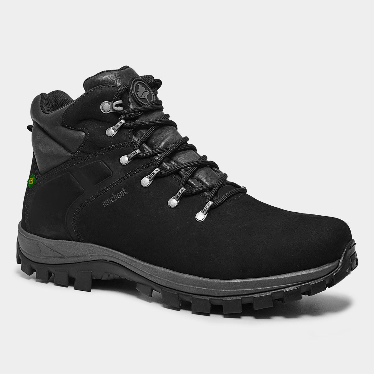 Bota Couro Cano Alto Macboot Castanheira  Masculina - 1