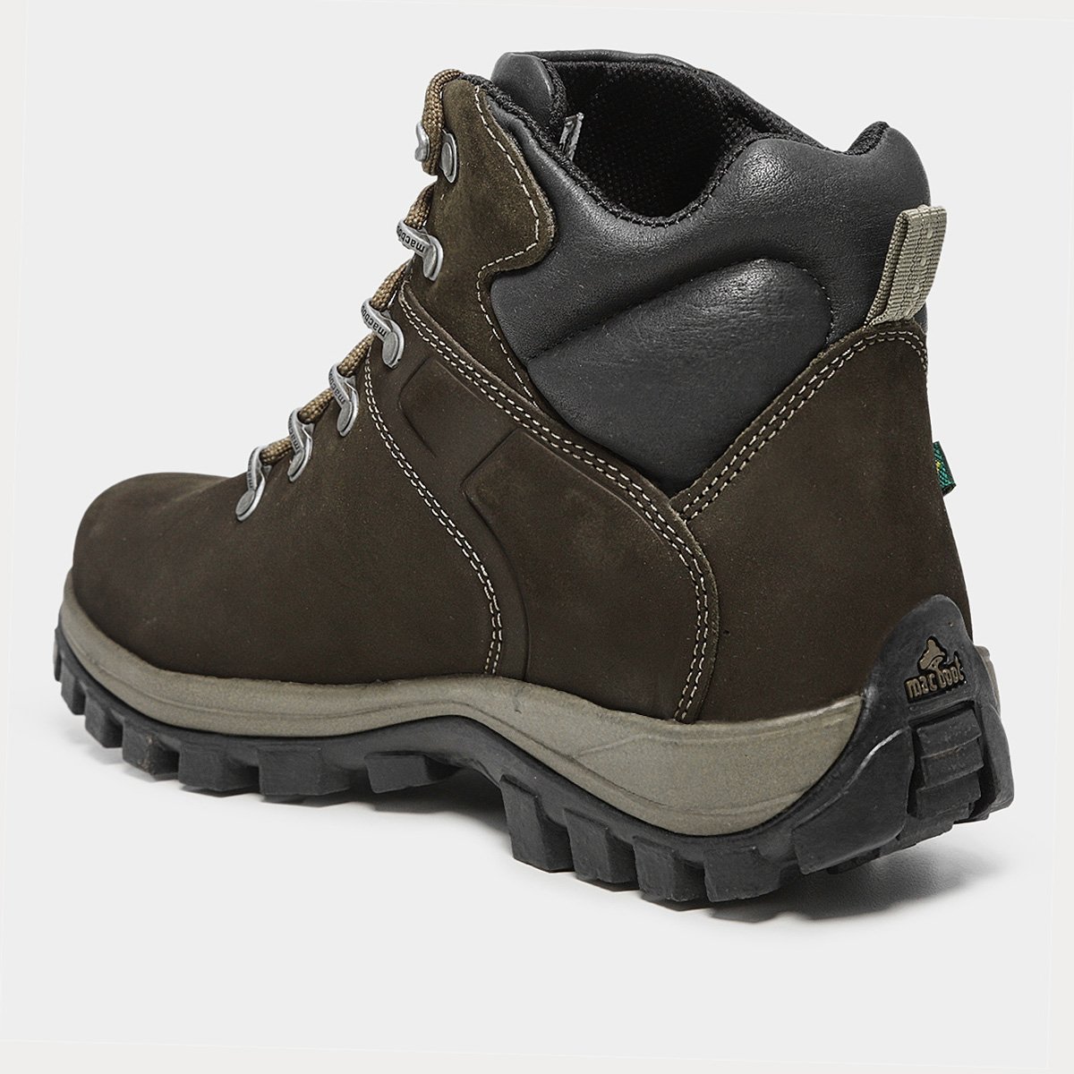 Bota Couro Cano Alto Macboot Castanheira  Masculina - 2