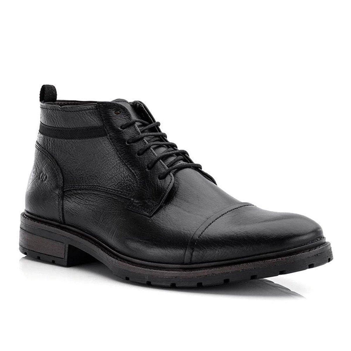 Bota Couro Cano Curto Democrata Astro Masculina