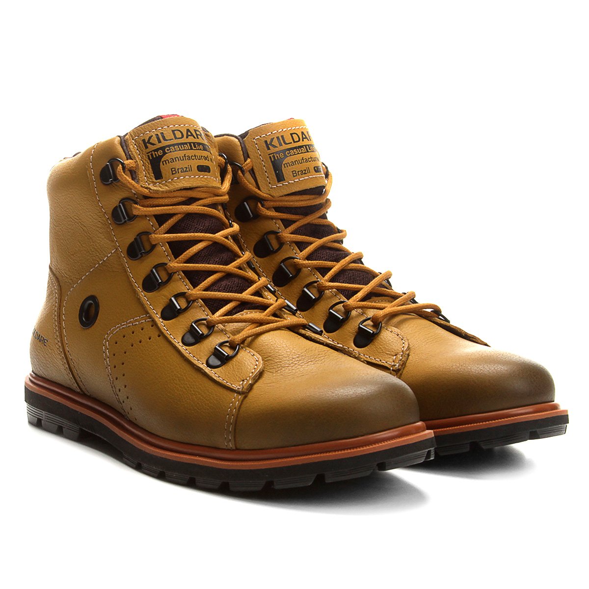 bota couro cano curto kildare montana masculina