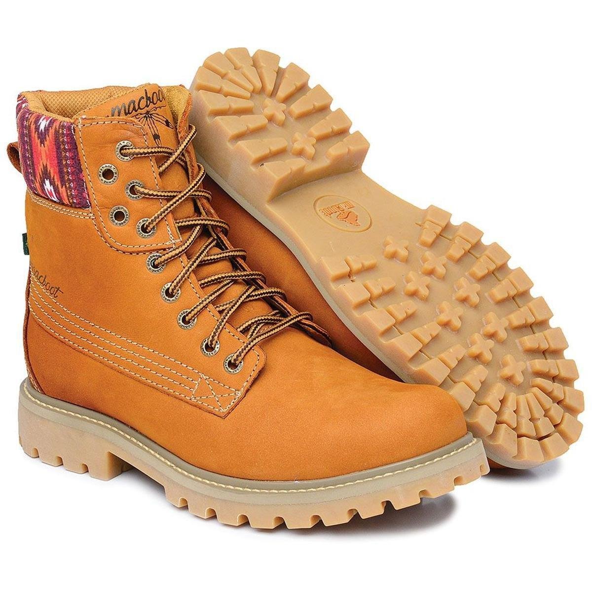 bota cano curto mostarda