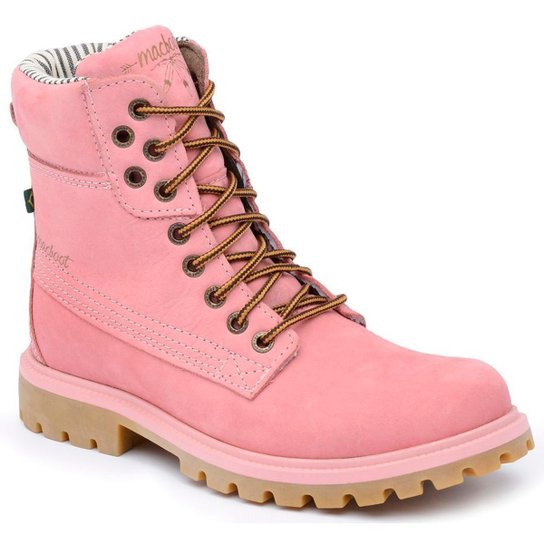 Bota Couro Cano Curto Macboot Papoula 08 Feminina - Rosa Claro é ruim? Bota Couro Cano Curto Macboot Papoula 08 Feminina - Rosa Claro é boa?