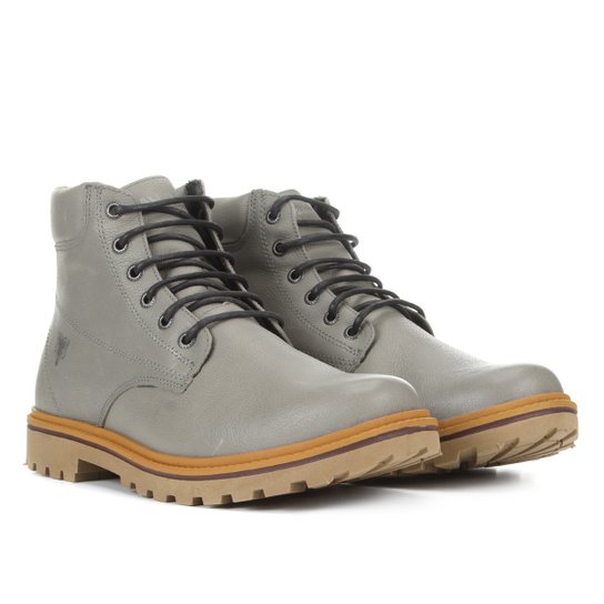 Bota Couro Coturno Cavalera Leo Masculina - Cinza é ruim? Bota Couro Coturno Cavalera Leo Masculina - Cinza é boa?