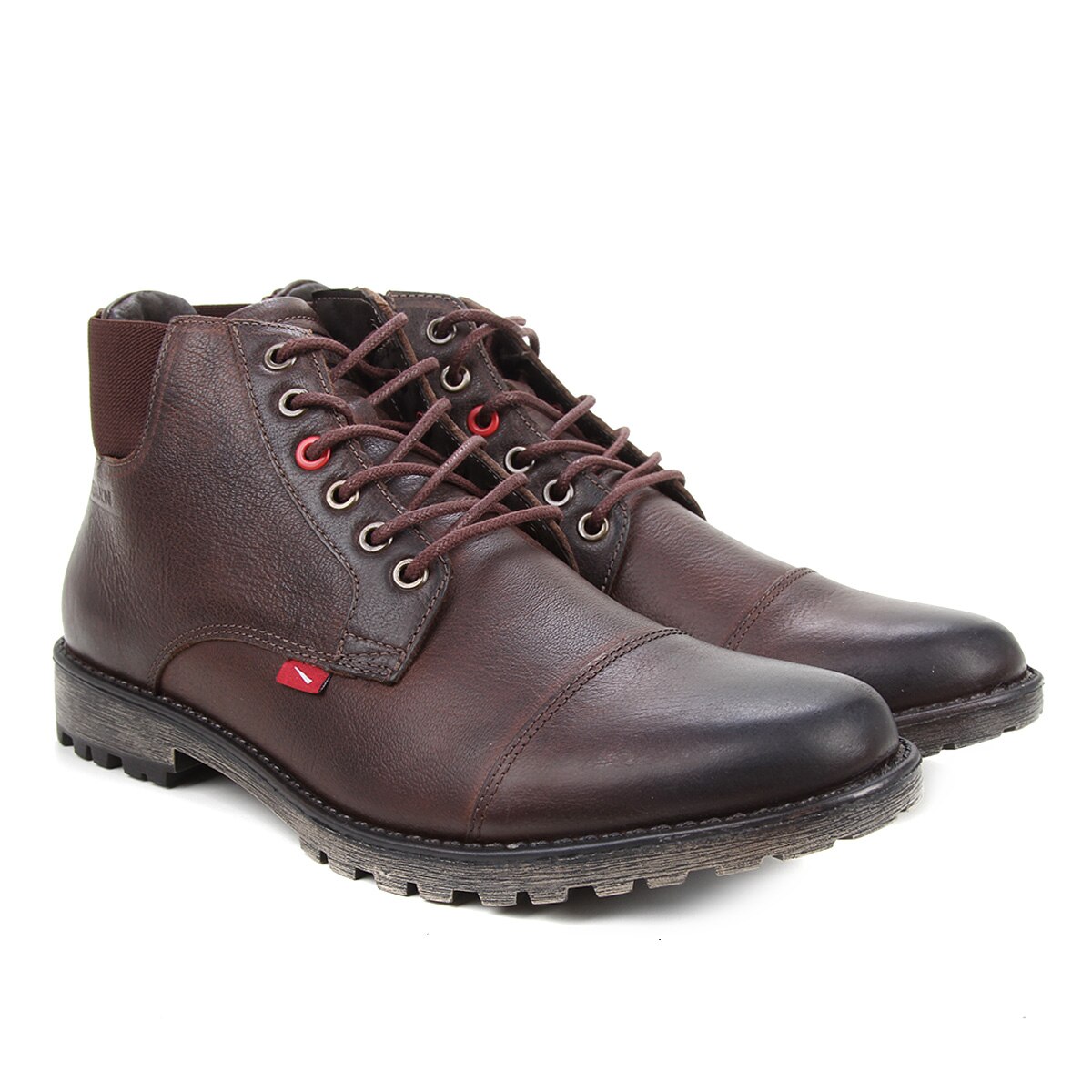 Bota Couro Coturno Ferracini Cross Masculina Menor preço em Bota Couro Coturno Ferracini Cross Masculina