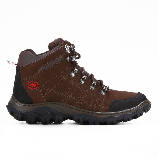 Bota Couro Ecko 33400 Masculina - Café Menor preço em Bota Couro Ecko 33400 Masculina - Café