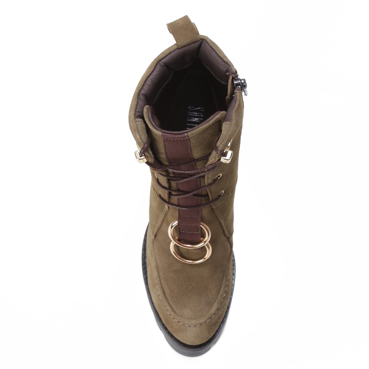 Bota Couro Santa Lolla Camurça Cabra Cano Médio Feminina - 2
