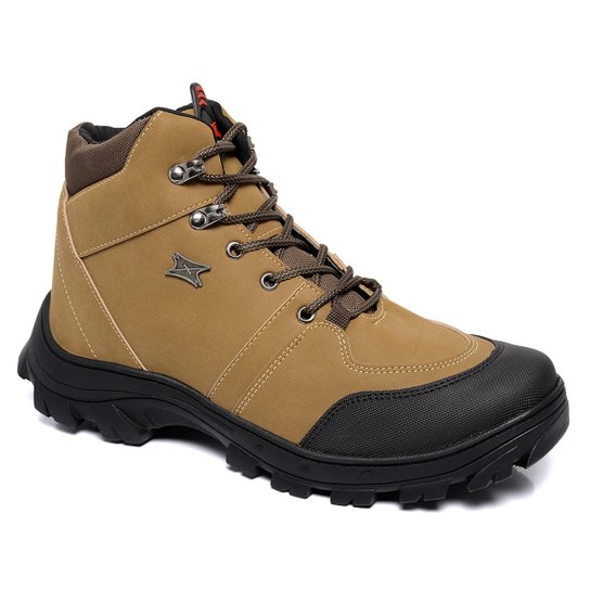 Bota Couro Saxxon Adventure SX36 Masculina - Preto+Caramelo é ruim? Bota Couro Saxxon Adventure SX36 Masculina - Preto+Caramelo é boa?
