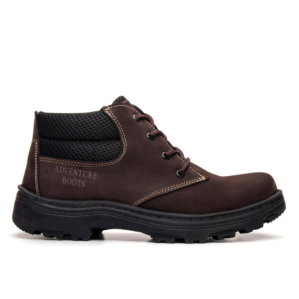 Bota Couro Segurança EPI CA Trabalho Adventure Boots