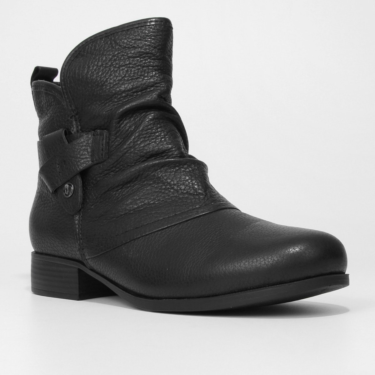 Bota Couro Slouch Cano Médio Bottero Feminina - 2