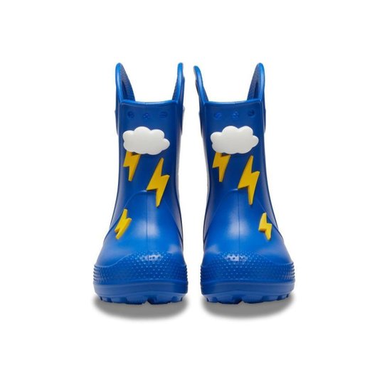 Bota crocs handle it rain boot k blue bolt