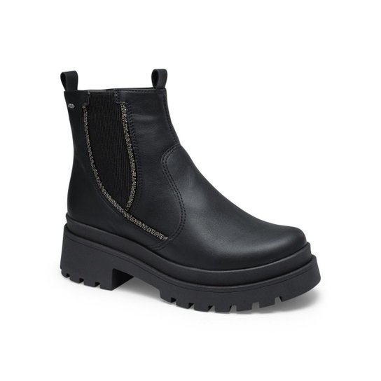 Bota Dakota G9583 Coturno Tratorado Feminino Preto Netshoes