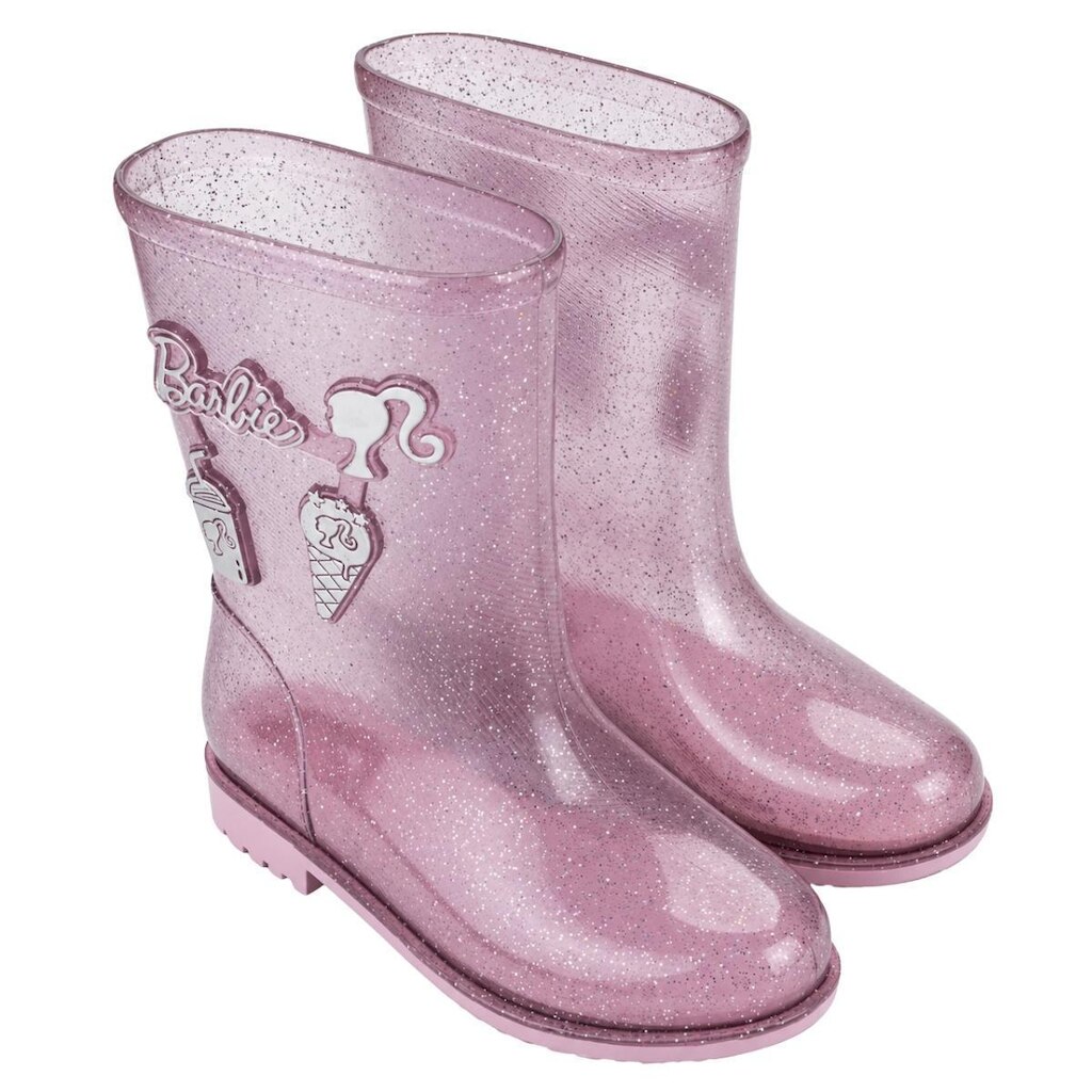 Bota de Chuva Infantil Barbie Fizzy Grendene PVC