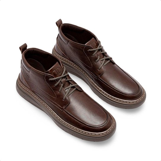 Bota de Couro Democrata Masculina Grid