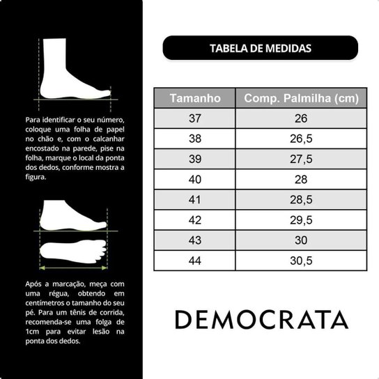 Bota de Couro Democrata Masculina Grid