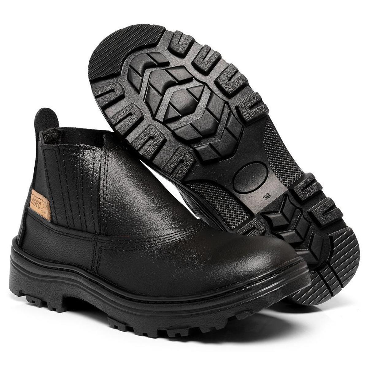 Bota de Couro Segurança EPI Masculina Menor preço em Bota de Couro Segurança EPI Masculina