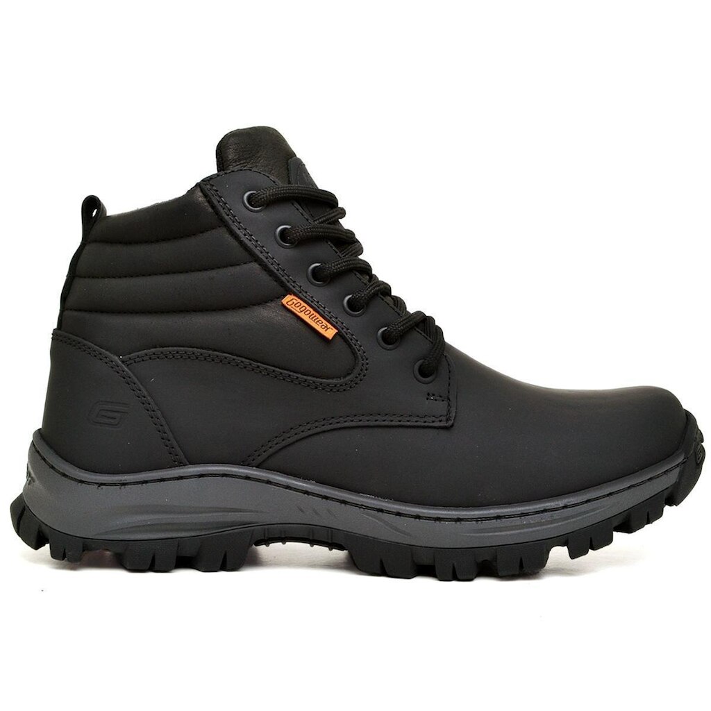 Bota de Segurança Masculina Gogowear Couro Legítimo EPI Antiderrapante Resistente