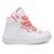 Bota de Treino Boot Skull Unissex Academia Fitness Musculação - Branco+Laranja