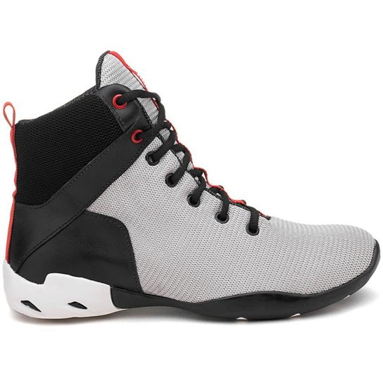 Bota de Treino Rock Fit Greene Masculina - Prata+Preto Menor preço em Bota de Treino Rock Fit Greene Masculina - Prata+Preto