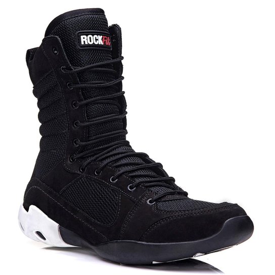 Bota de treino Rockfit jump Masculina - Preto Menor preço em Bota de treino Rockfit jump Masculina - Preto