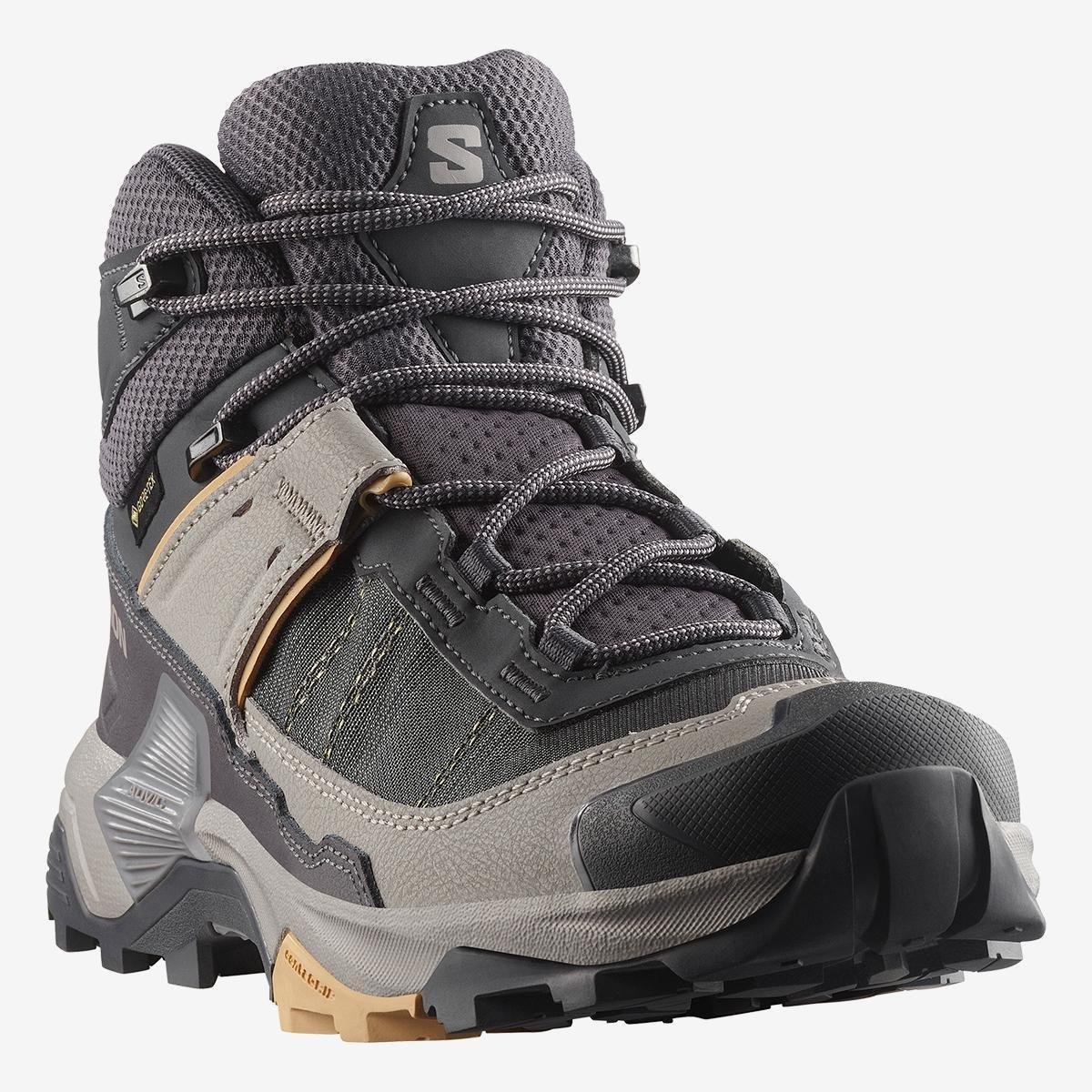Bota de Trilha Feminina Salomon X Ultra Mid GTX Gore-Tex Cinza