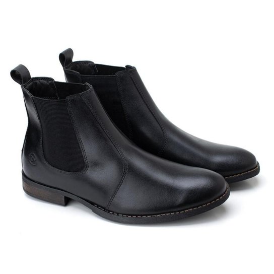 Bota DM DAMANDO em Couro Legítimo Botina Chelsea Masculina - Preto é ruim? Bota DM DAMANDO em Couro Legítimo Botina Chelsea Masculina - Preto é boa?