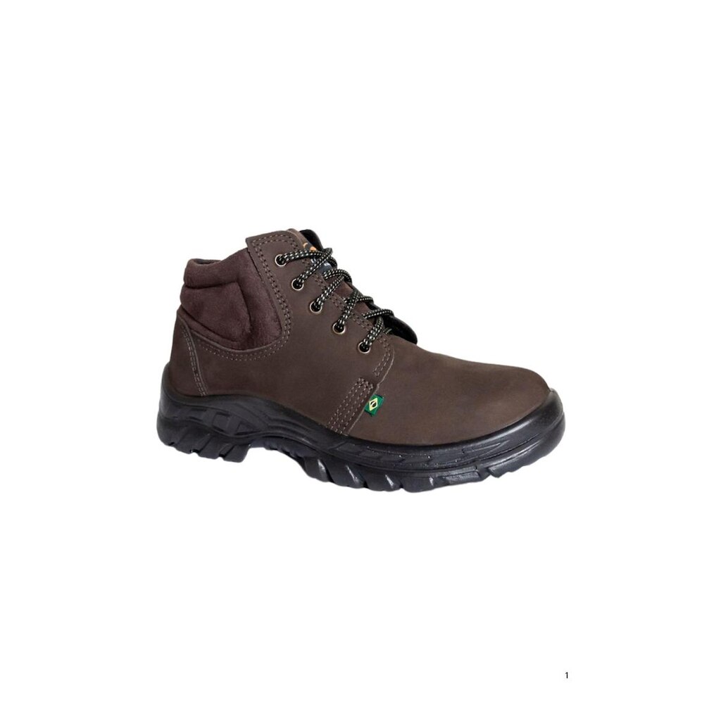 Bota Ecosafety Couro Masculina