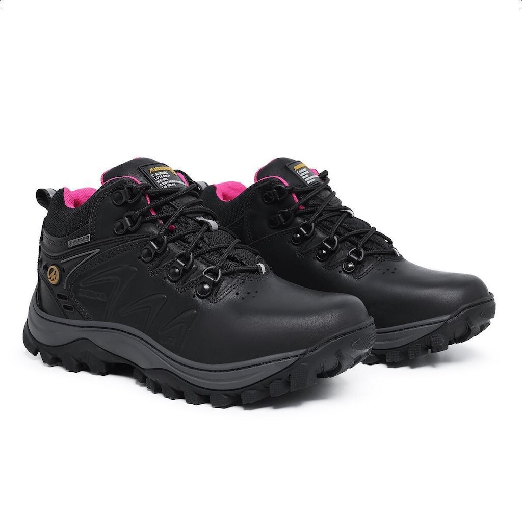 Bota Em Couro Master Boot Solado De Borracha