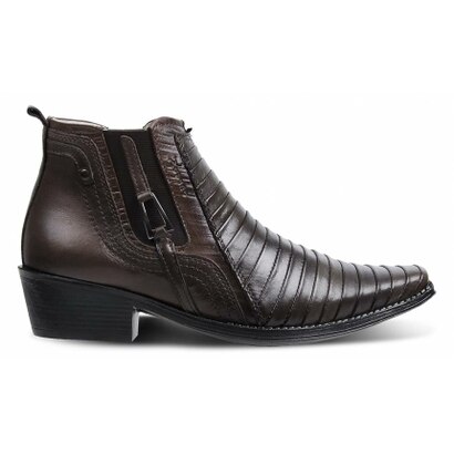 Bota Em Couro Nevano 65935 - Café | Netshoes