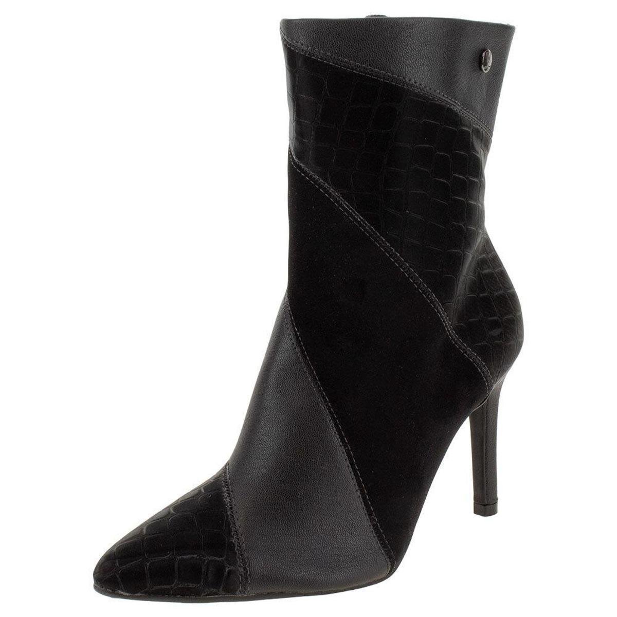 Bota Feminina Ankle Boot Vizzano - 3049231 - Preto | Netshoes