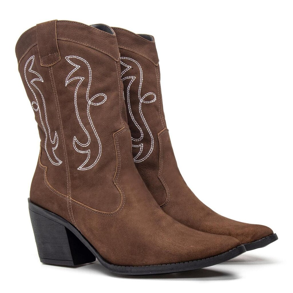 Bota Feminina Aproprie em Couro Legítimo Premium conforto e estilo