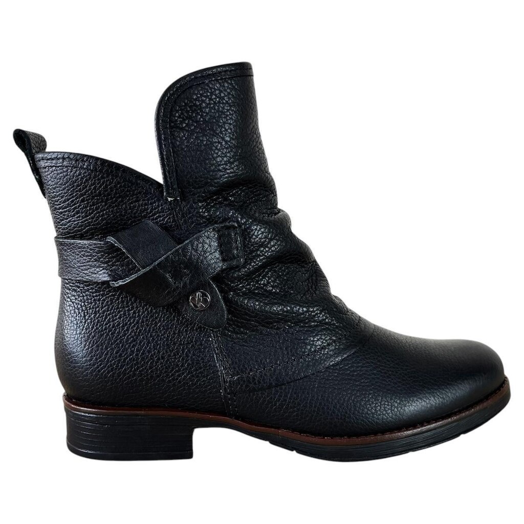 Bota Feminina Bottero em Couro Forrada com Pelos Cano Curto