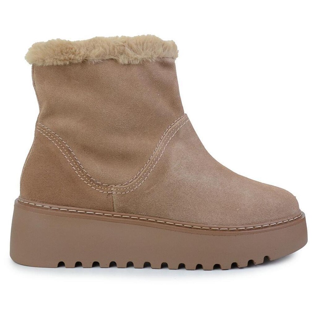 Bota Feminina Bottero Plataforma Marrom Claro - 3792
