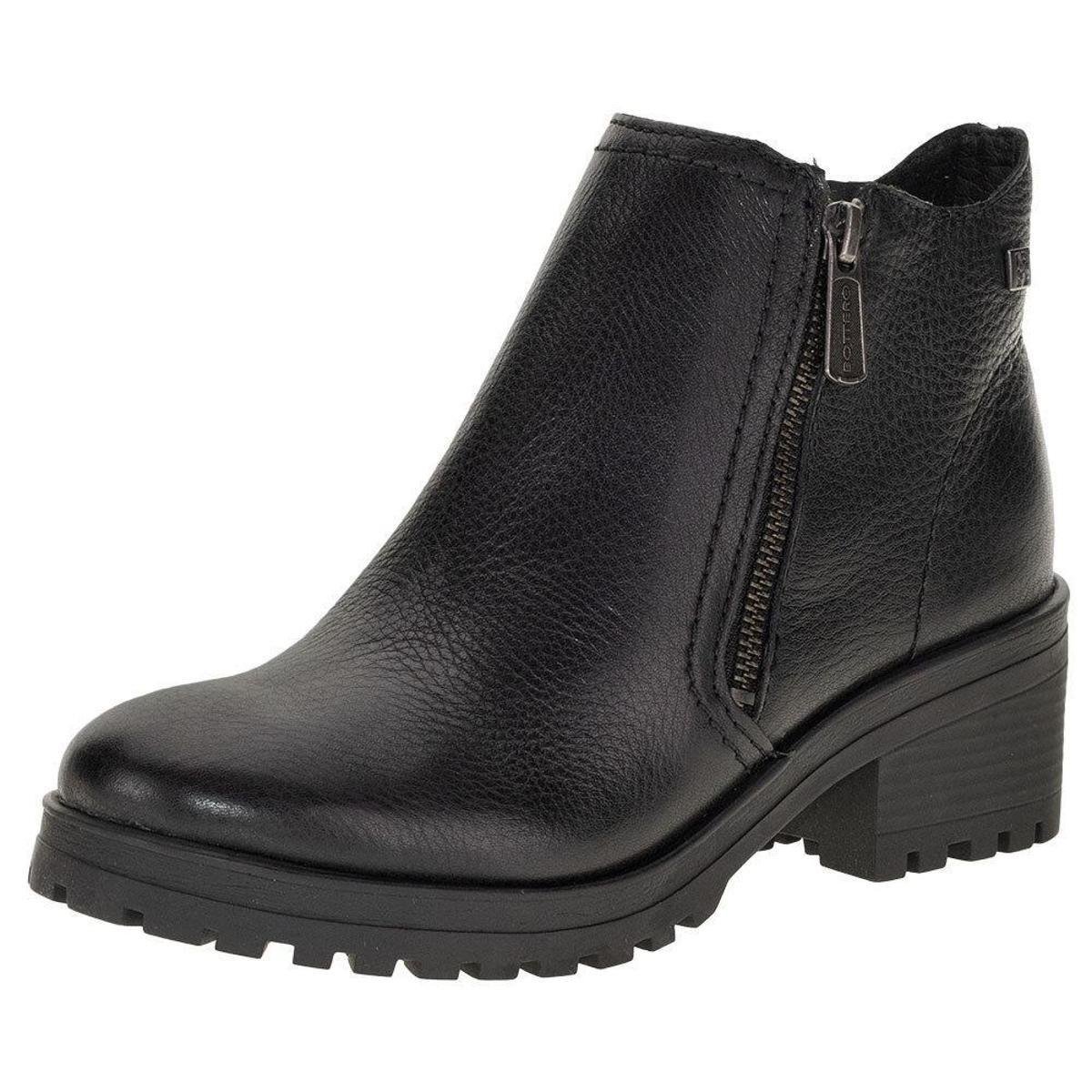 Bota Feminina Cano Baixo Bottero - 349102 Menor preço em Bota Feminina Cano Baixo Bottero - 349102