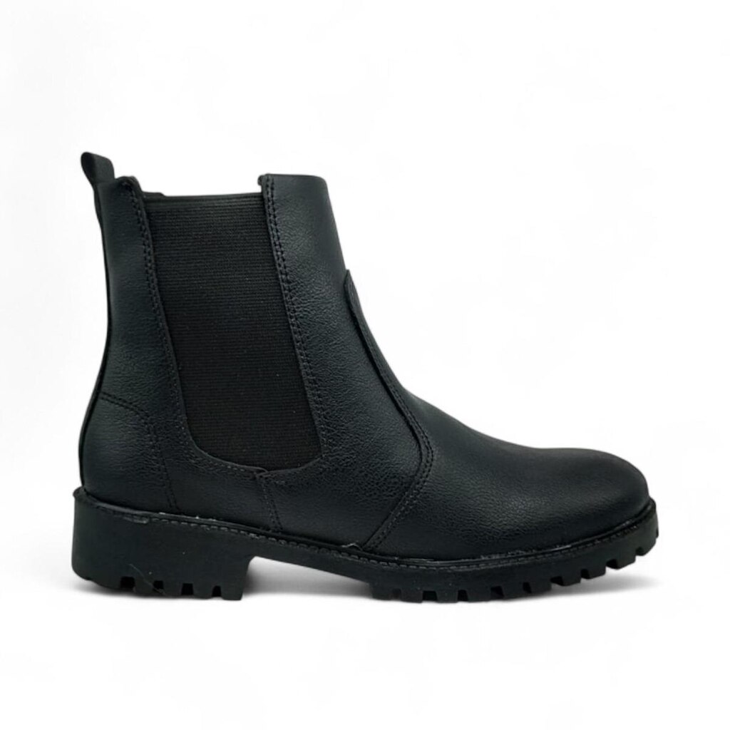 Bota Feminina Cano Curto Tratorada Urban com Zíper
