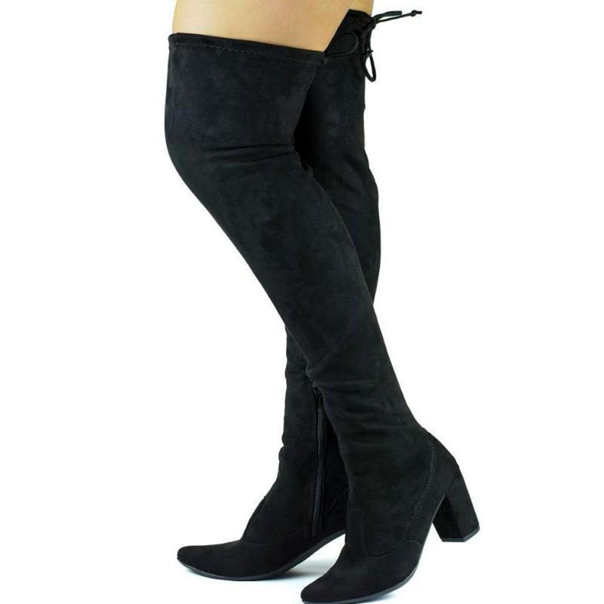 Bota Gonew Bota Over Netshoes Bota Feminina Cano Longo Over The