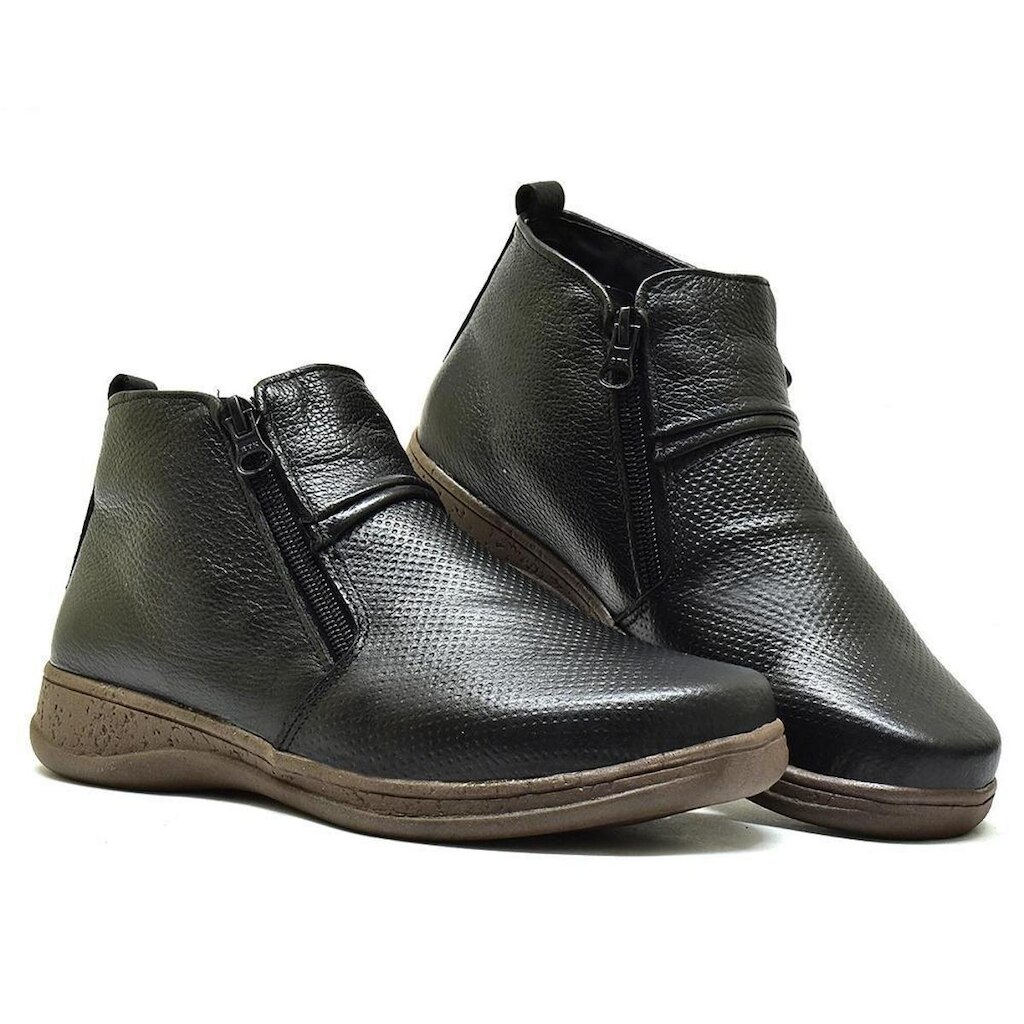 Bota Feminina Conforto em Couro