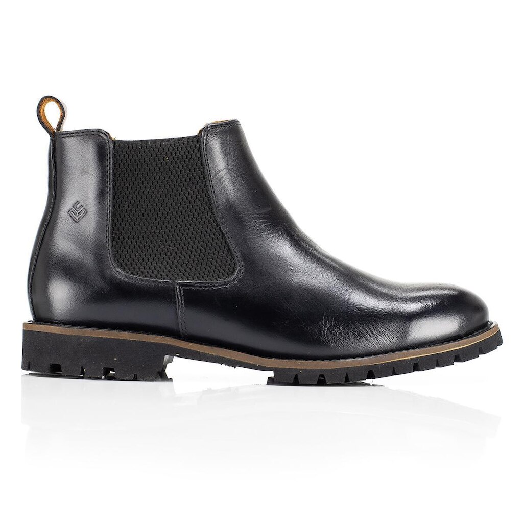Bota Feminina Couro Botinha Coturno Confortável