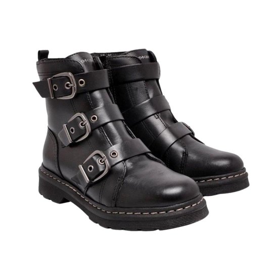 Bota Feminina Cravo e Canela Couro Classic 85654cp-3 - Preto Menor preço em Bota Feminina Cravo e Canela Couro Classic 85654cp-3 - Preto