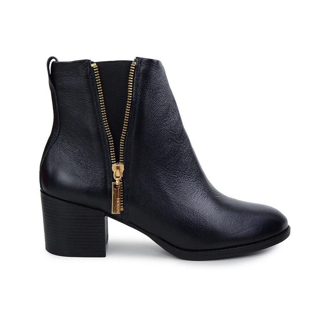 Bota Feminina Paro 365 Cano Baixo Couro Fly Preta - 20054B