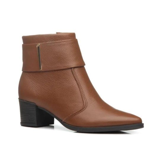 Bota Feminina Pegada 280501 - Terracota Menor preço em Bota Feminina Pegada 280501 - Terracota