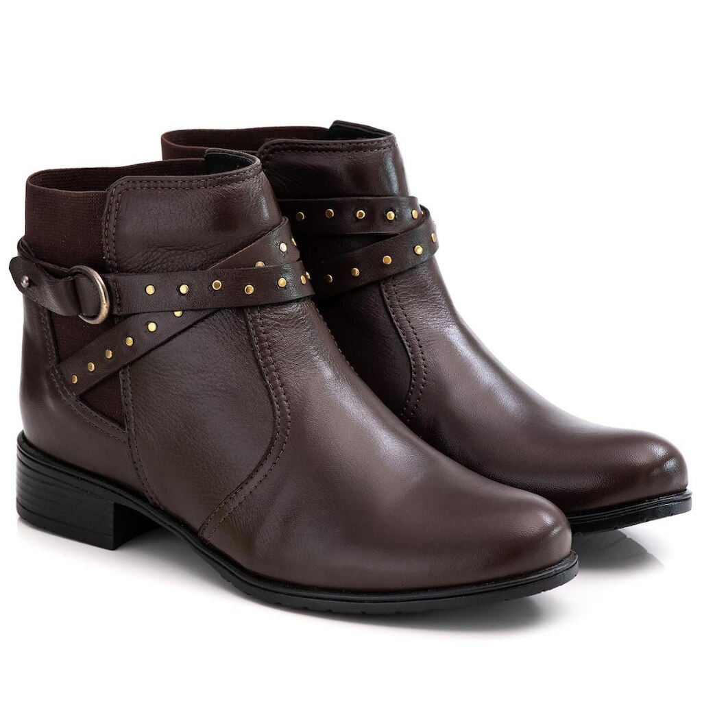 Bota Feminina Ranster em Couro legítimo Conforto, Estilo e Elegante